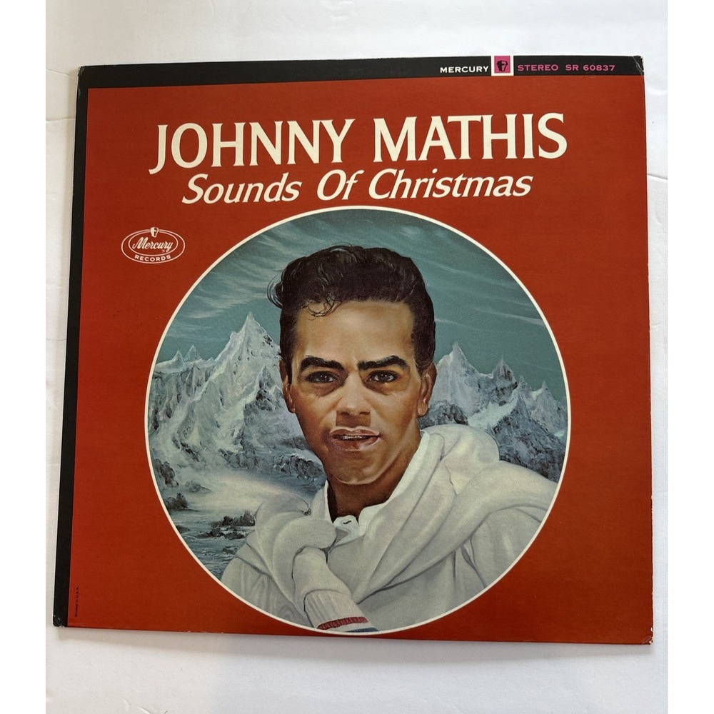 Johnny Mathis Sounds Of Christmas Vinyl LP Mercury Mono Holiday Original Release